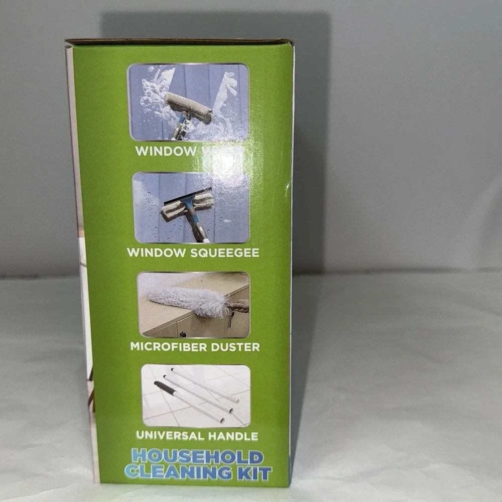 Eco+Home 7-in-1 Household Cleaning Kit Dust Sweep Mop Scrub‎